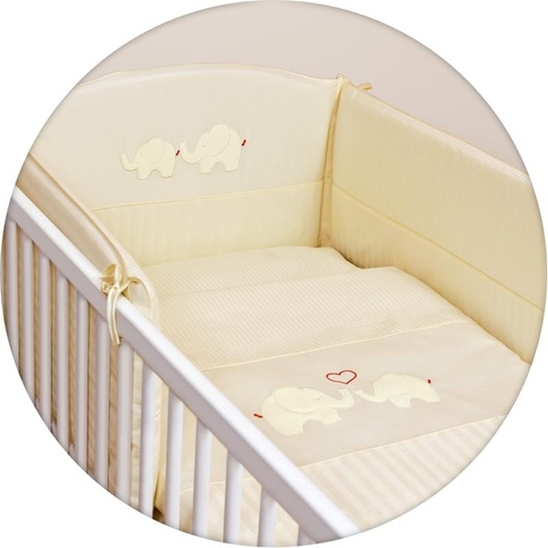 Постельное бельё Ceba Baby с вышивкой, 3 предмета - Фото