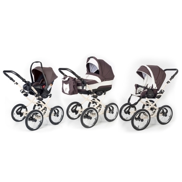 Фото Детская коляска Esspero Classic 3 в 1, шасси Beige, реальные фотографии клиентов | Коляски-Кроватки.Ру