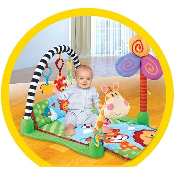 Фото Развивающий игровой коврик Fitch Baby Kick & Crawl Gym, реальные фотографии клиентов | Коляски-Кроватки.Ру