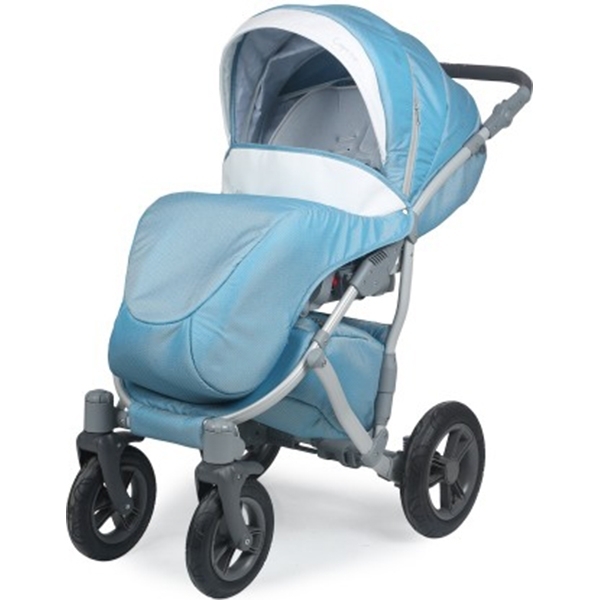 Детская коляска Caretto Caprise 2 в 1, ткань+эко-кожа фото 1