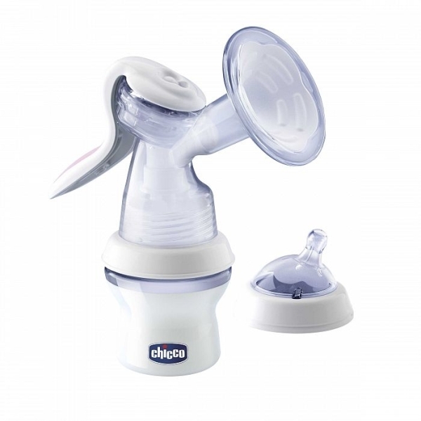 Молокоотсос ручной Chicco с бутылочкой Natural Feeling 340624005 Молокоотсос ручной Chicco с бутылочкой Natural Feeling 340624005 - Фото