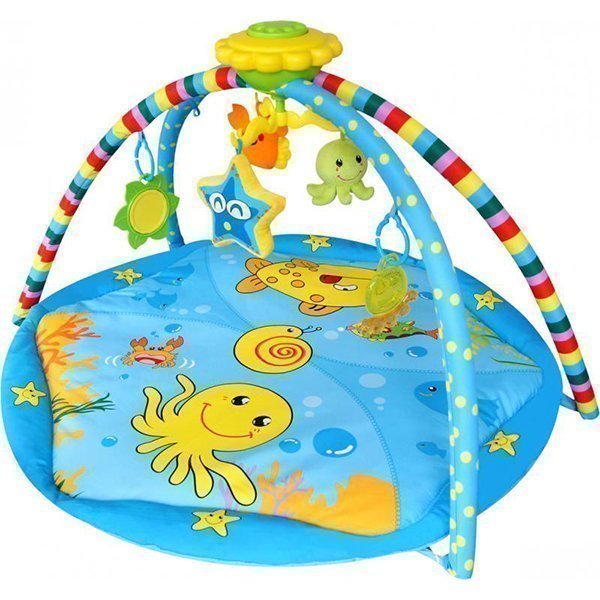 Музыкальный развивающий коврик La-Di-Da Голубой океан (PM-S-007) - Фото