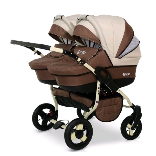 Детская коляска для двойни Verdi Twin 2 в 1 фото 1