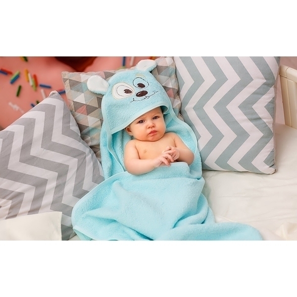 Детское полотенце с капюшоном Twinklbaby Fun Dry Собачки фото 3