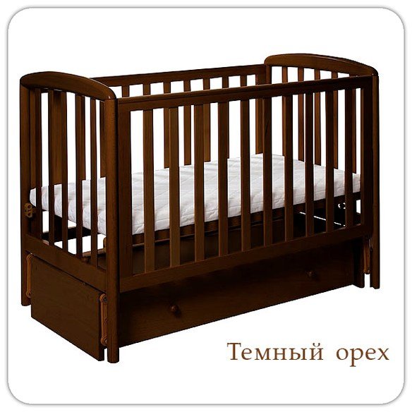 Кроватка детская Кубаньлесстрой Незабудка АБ 18.3 фото 2