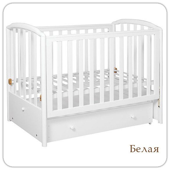 Детская кроватка Кубаньлесстрой Маргаритка АБ 18.2 фото 4