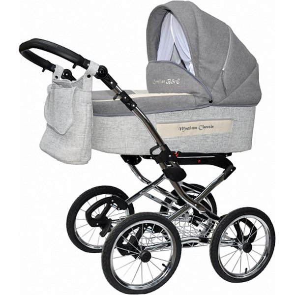 Фото Коляска-люлька для новорожденного Stroller B&E Maxima Classic, реальные фотографии клиентов | Коляски-Кроватки.Ру