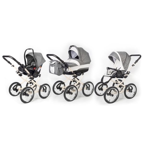 Фото Детская коляска Esspero Classic 3 в 1, шасси Beige, реальные фотографии клиентов | Коляски-Кроватки.Ру
