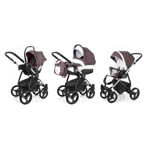 Фото Детская коляска Esspero Newborn Lux 3 в 1, шасси Chrome, реальные фотографии клиентов | Коляски-Кроватки.Ру