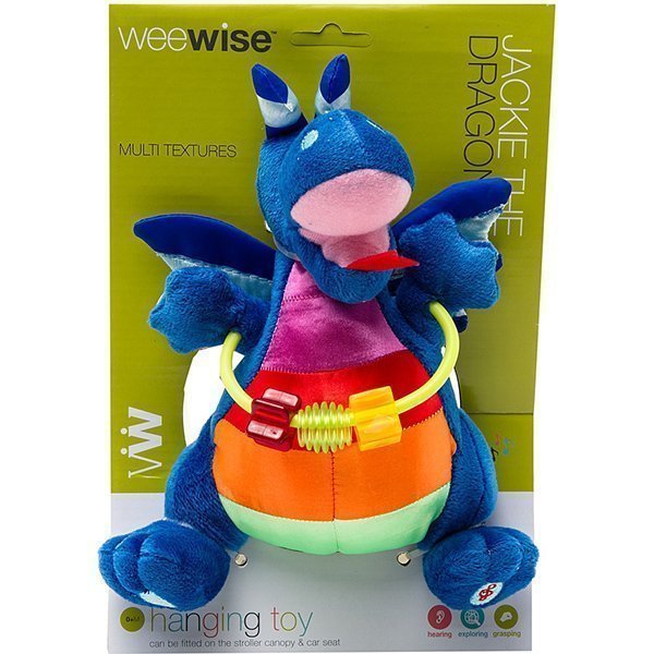 Подвесная игрушка для коляски и автокресла WeeWise Дракон Джеки фото 2