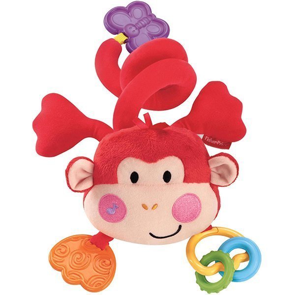 FP X5829 Подвеска на коляску Fisher Price Обезьянка FP X5829 Подвеска на коляску Fisher Price Обезьянка - Фото