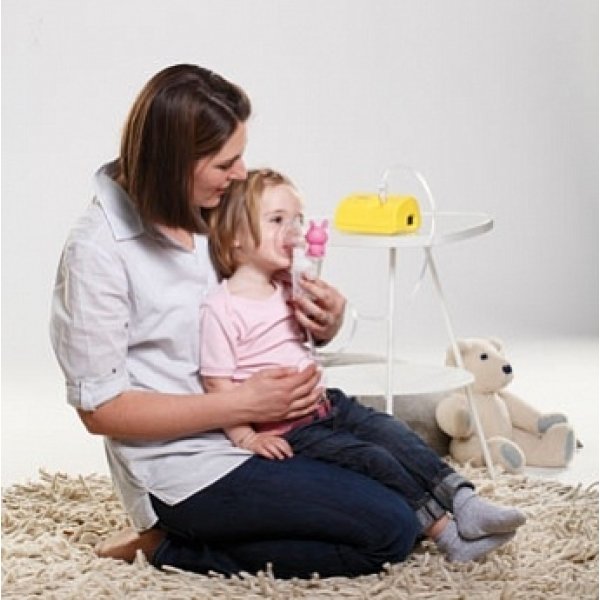 Детский ингалятор (небулайзер) Omron Ne C24 Ru Kids NE-C801S-KDRU фото 5