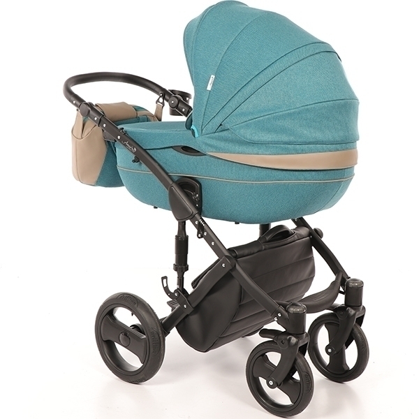 Детская коляска AmaroBaby City Ecco 2 в 1, ткань+эко-кожа фото 14