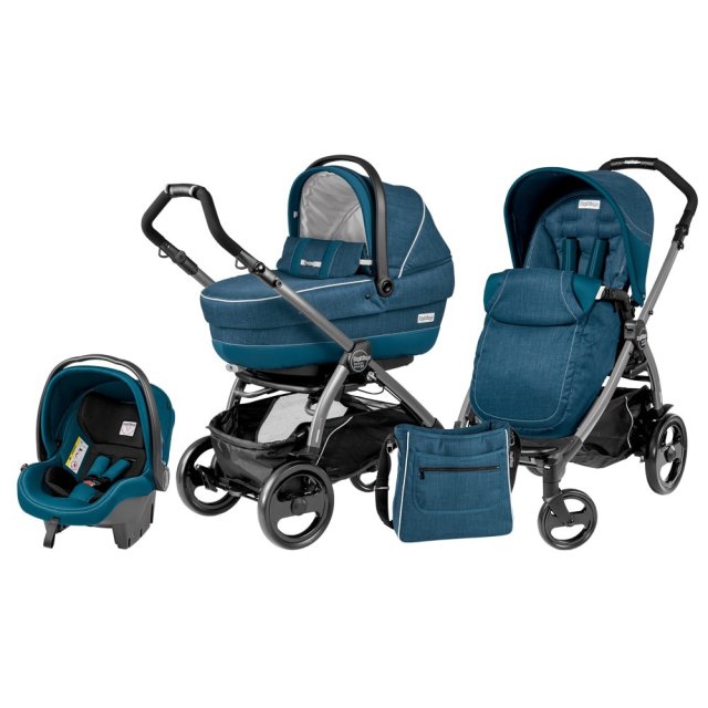 Фото Детская коляска Peg-Perego Book Plus Completo 3 в 1, шасси Jet, реальные фотографии клиентов | Коляски-Кроватки.Ру