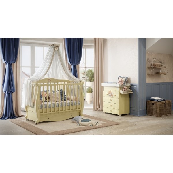 Детская кроватка Baby Italia Andrea VIP (продольный маятник) фото 1