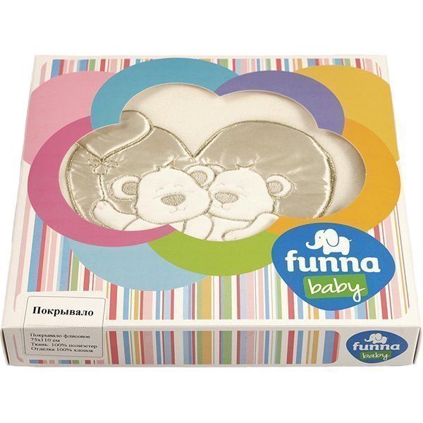 Покрывало флисовое Funnababy Lovely Bear Фаннабэби Лавли Бир 75 х 110 см фото 6