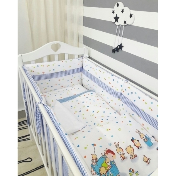 Комплект в кроватку ByTwinz Игрушки, 6 предметов фото 2