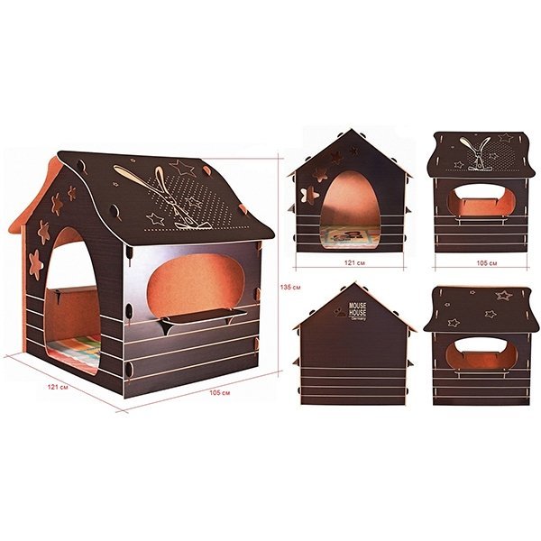 Игровой домик Mouse House Зайка сборный, ЭКО-МДФ арт. 060-2 фото 1