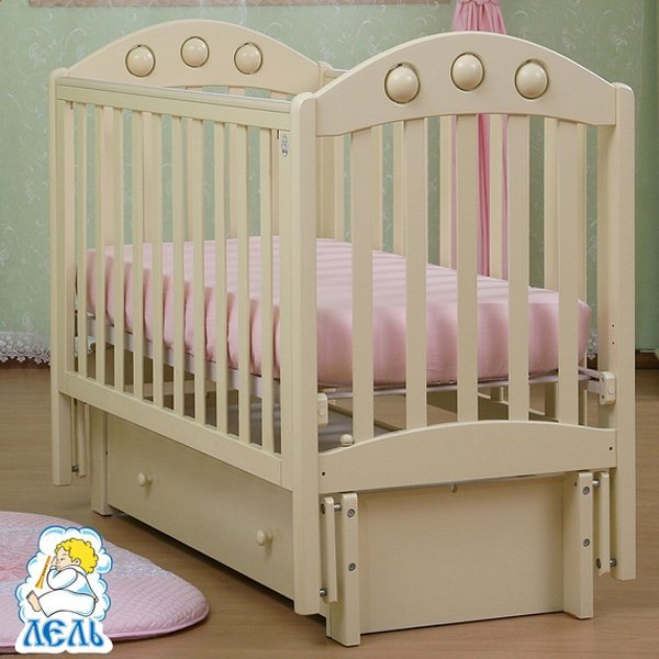 Фото Детская кроватка Кубаньлесстрой Орхидея АБ 24.3 продольный маятник, реальные фотографии клиентов | Коляски-Кроватки.Ру