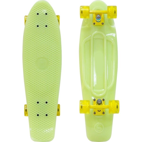 Скейтборд RT Y-Scoo Big Fishskateboard Glow 27" с сумкой арт. 402E, 68,6х19 - Фото