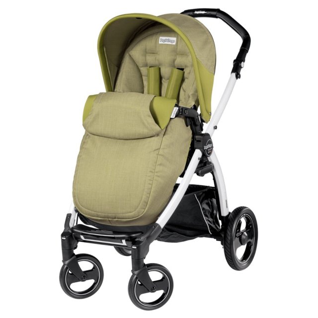 Фото Детская прогулочная коляска Peg-Perego Book S Plus Pop-Up, шасси White, реальные фотографии клиентов | Коляски-Кроватки.Ру