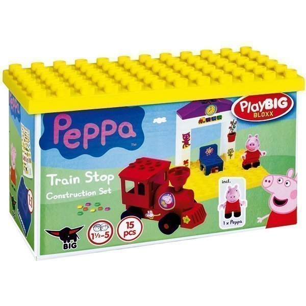 Конструктор Smoby Поезд с Остановкой Smoby Peppa Pig, 15 деталей, 1/12 арт. 57072 фото 3