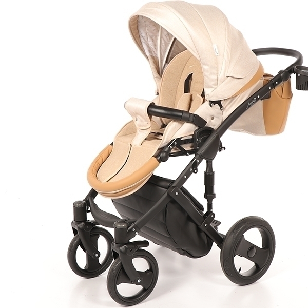 Детская коляска AmaroBaby City Ecco 2 в 1, ткань+эко-кожа фото 4