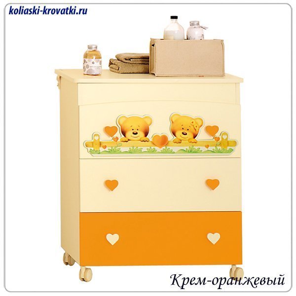 Пеленальный комод Baby Expert Cuore - Фото