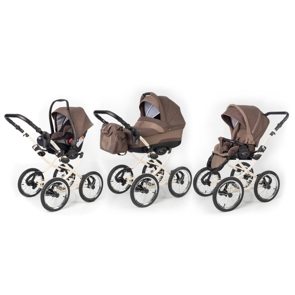 Фото Детская коляска Esspero Classic 3 в 1, шасси Beige, реальные фотографии клиентов | Коляски-Кроватки.Ру