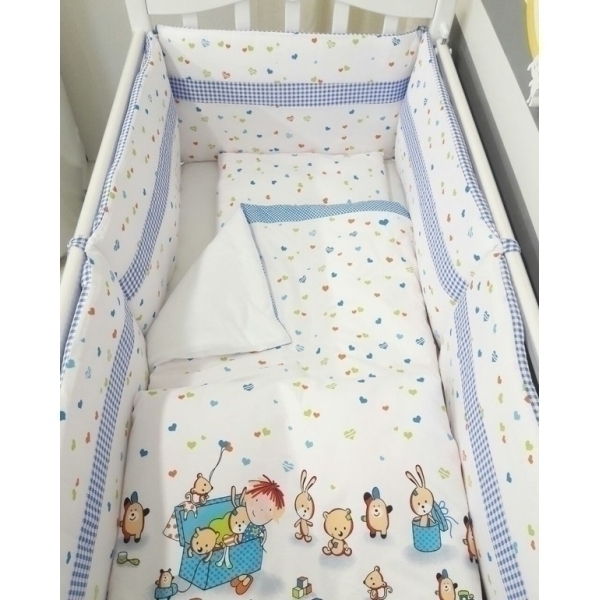 Комплект в кроватку ByTwinz Игрушки, 6 предметов фото 1