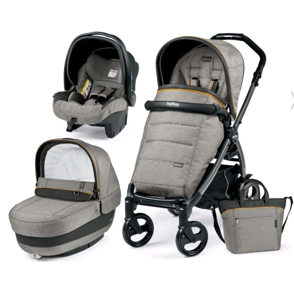 Фото Детская коляска Peg-Perego Book Plus Completo 3 в 1, шасси Jet, реальные фотографии клиентов | Коляски-Кроватки.Ру