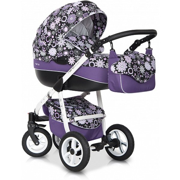 Детская коляска Riko Nano Flower Collection 2 в 1 - Фото
