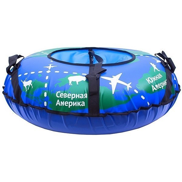 Надувные санки-тюбинг RT Глобус + автокамера 83 см фото 1