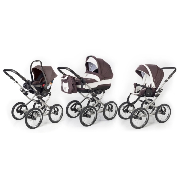 Фото Детская коляска Esspero Classic 3 в 1, шасси Grey, реальные фотографии клиентов | Коляски-Кроватки.Ру