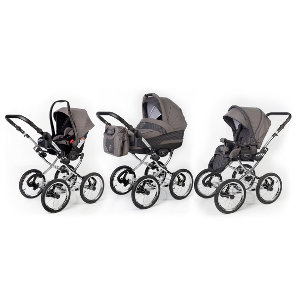 Фото Детская коляска Esspero Classic 3 в 1, шасси Chrome, реальные фотографии клиентов | Коляски-Кроватки.Ру