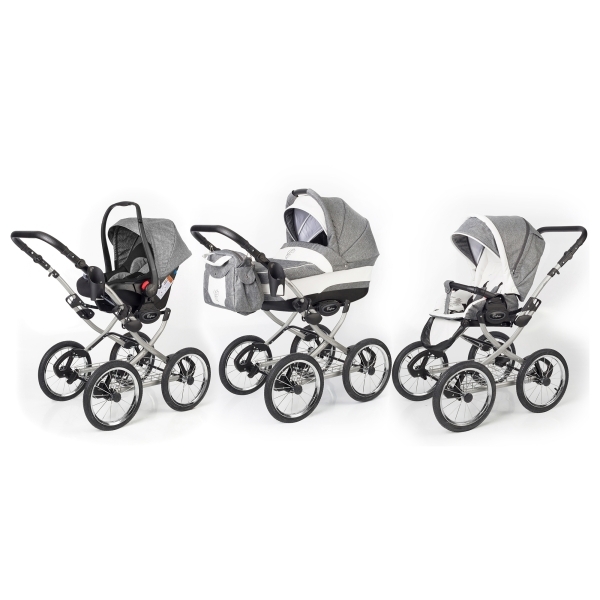 Фото Детская коляска Esspero Classic 3 в 1, шасси Grey, реальные фотографии клиентов | Коляски-Кроватки.Ру