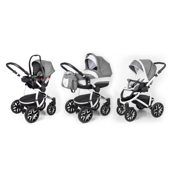 Фото Детская коляска Esspero Discovery 3 в 1, шасси White, реальные фотографии клиентов | Коляски-Кроватки.Ру