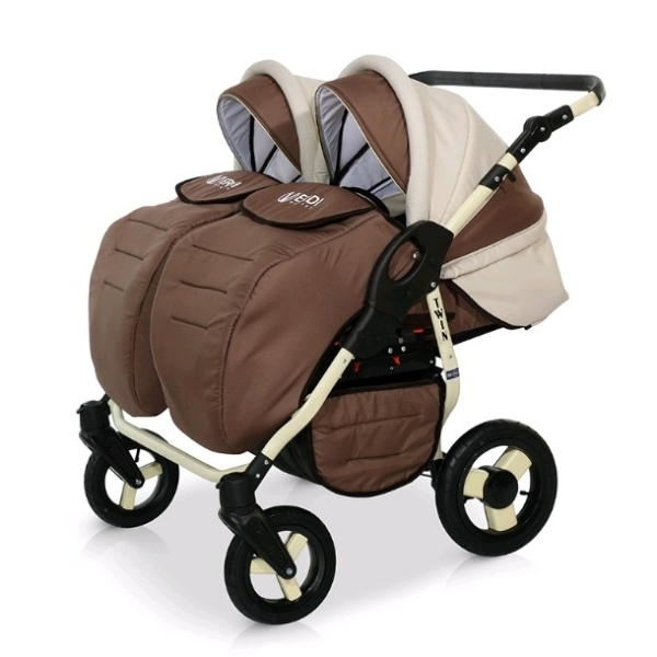 Детская коляска для двойни Verdi Twin 2 в 1 фото 3