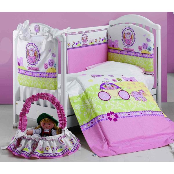 Комплект постельного белья Roman Baby Principessa 5 предметов - Фото
