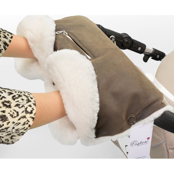 Муфта для рук Esspero Stella 100% овечья шерсть - Фото
