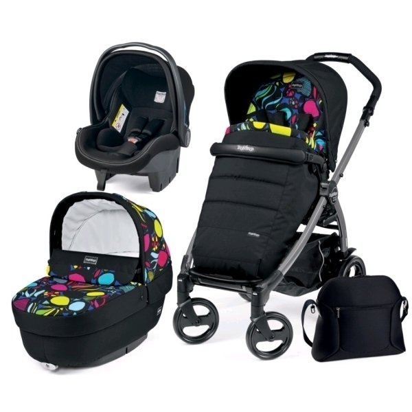 Фото Детская коляска Peg-Perego Book Plus Completo 3 в 1, шасси Jet, реальные фотографии клиентов | Коляски-Кроватки.Ру