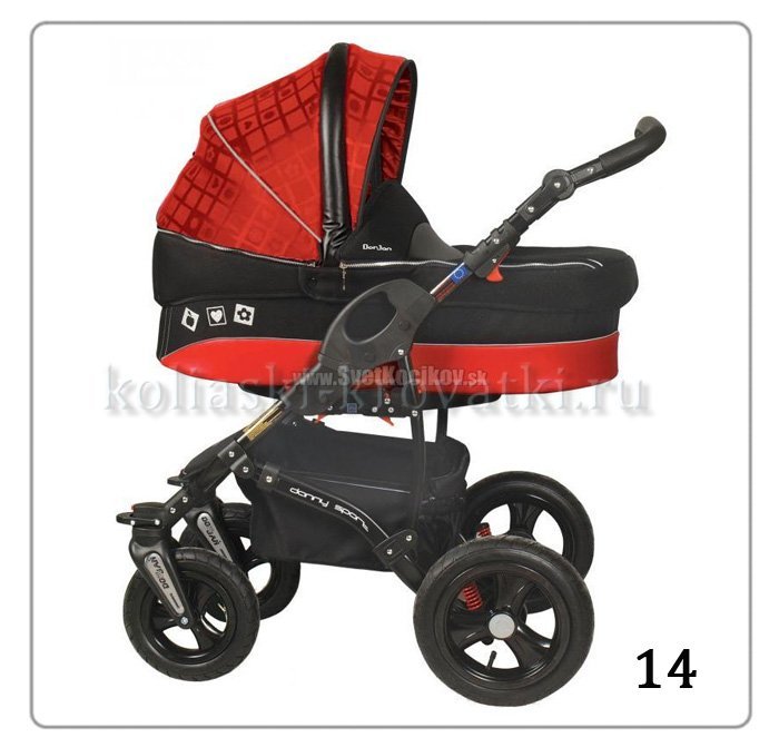 Детская коляска Danny Sport 3 в 1 Prestige Secret Garden из эко-кожи фото 15