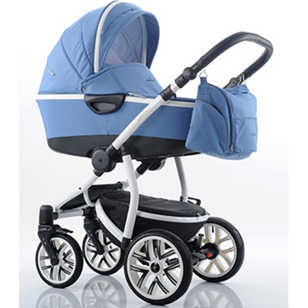 Детская коляска Bebetto Silvia 2 в 1 цвет рамы Black - Фото