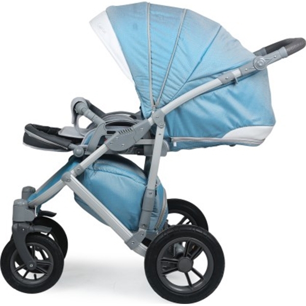 Детская коляска Caretto Caprise F 3 в 1, ткань+эко-кожа фото 4
