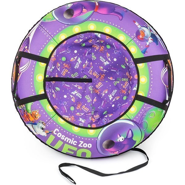 Надувные санки-ватрушка-тюбинг Cosmic Zoo UFO фото 1