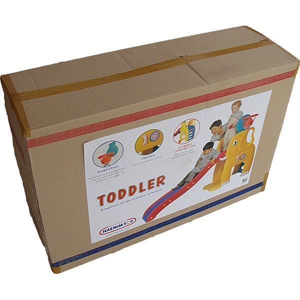 Горка Haenim Toys Слон HNP-715 с баскетбольным кольцом фото 2
