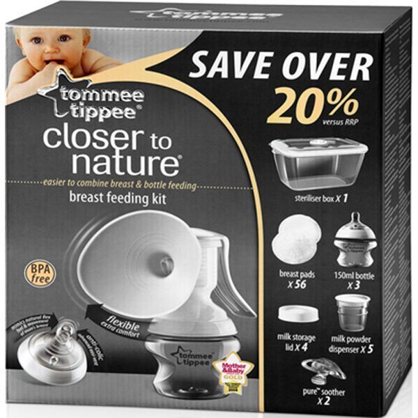 Молокоотсос ручной с набором для грудного вскармливания Tommee Tippee TT42355671 фото 2