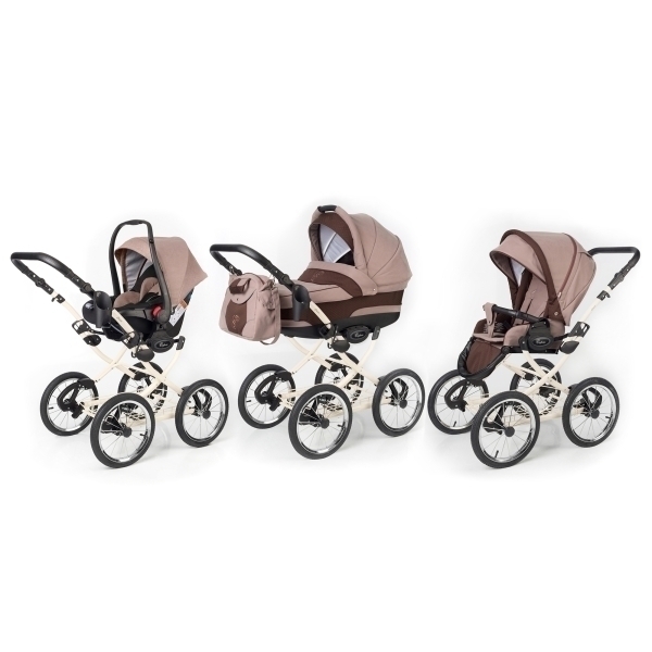 Фото Детская коляска Esspero Classic 3 в 1, шасси Beige, реальные фотографии клиентов | Коляски-Кроватки.Ру