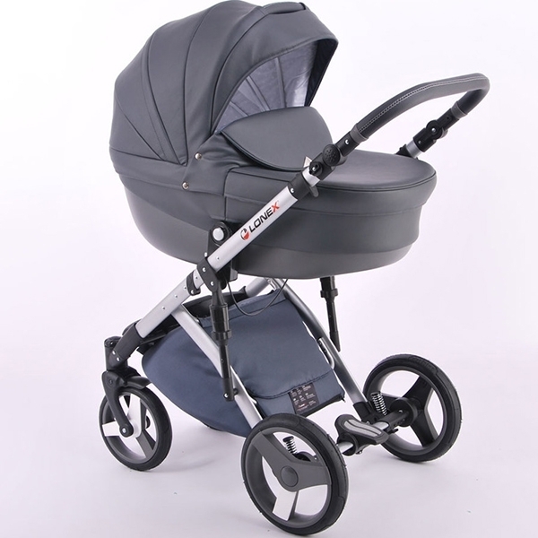 Детская коляска Lonex Comfort Special Ecco 3 в 1, эко-кожа - Фото
