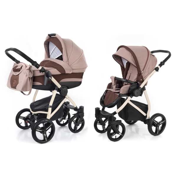 Фото Детская коляска Esspero Newborn Lux 2 в 1, шасси Beige, реальные фотографии клиентов | Коляски-Кроватки.Ру